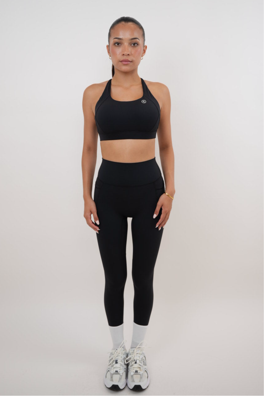 I Am Glowing Black Quick Dry Butter Soft Legging KIMITH BRAND