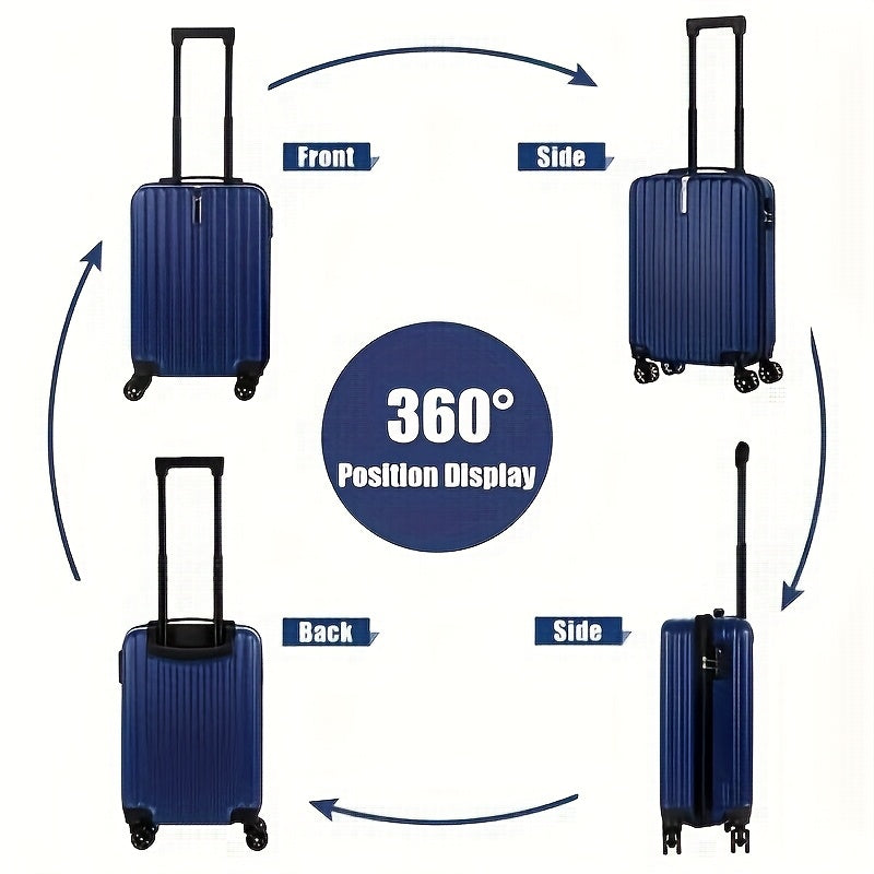 2-Piece Spinner Luggage Set – 20” Carry-On & 14” Crossbody Handbag DailySale