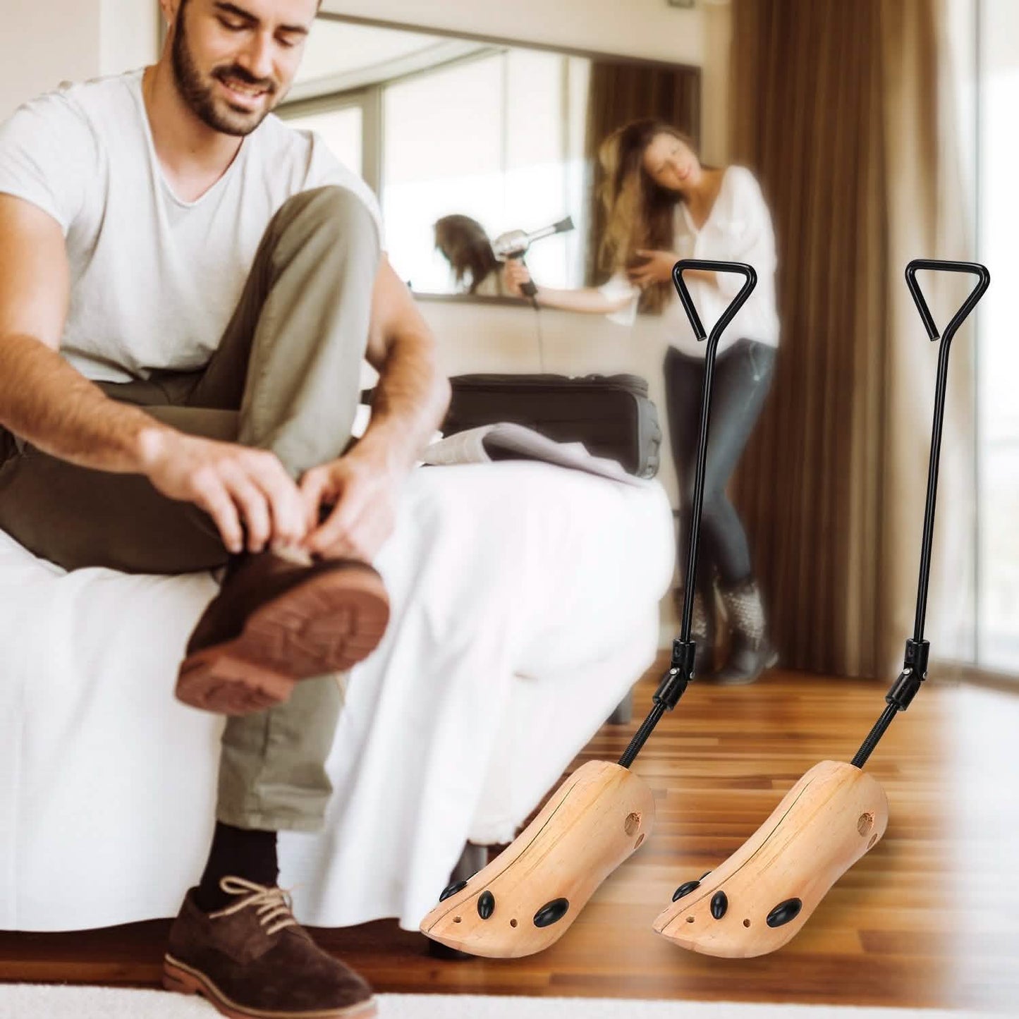 1-Pair: Adjustable Boot Stretcher DailySale