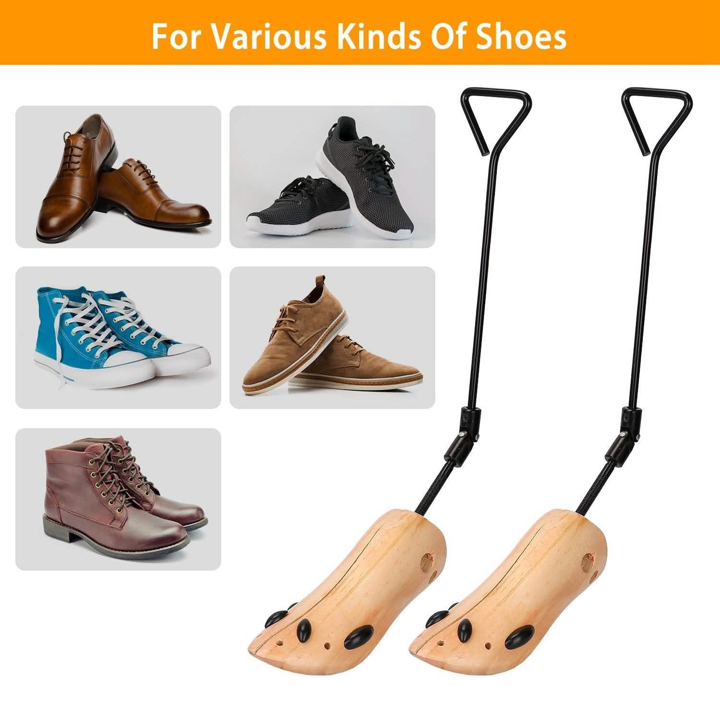1-Pair: Adjustable Boot Stretcher DailySale