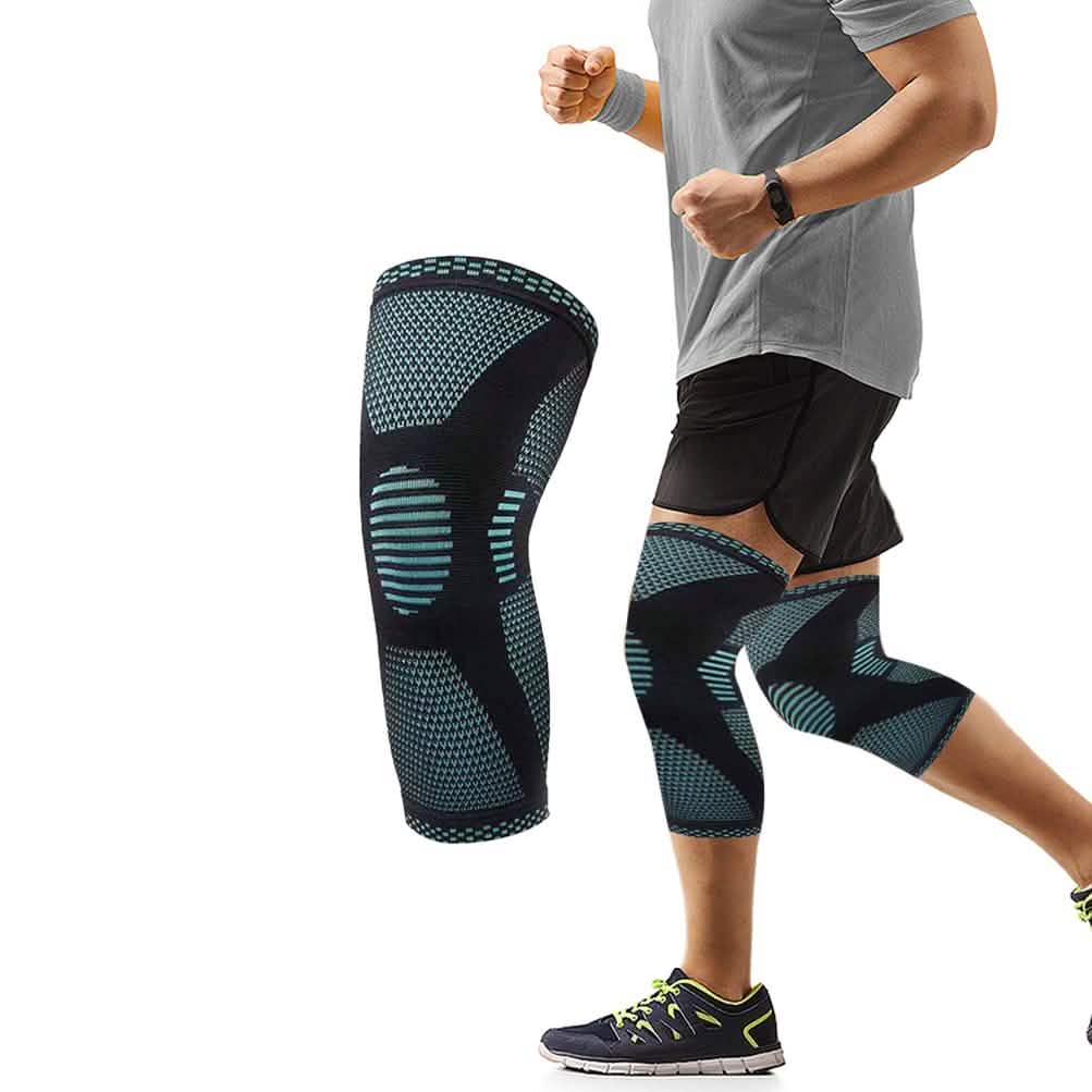 1-Pair: Support And Recover Knee Compression Sleeve Brace With Gel Grip DailySale