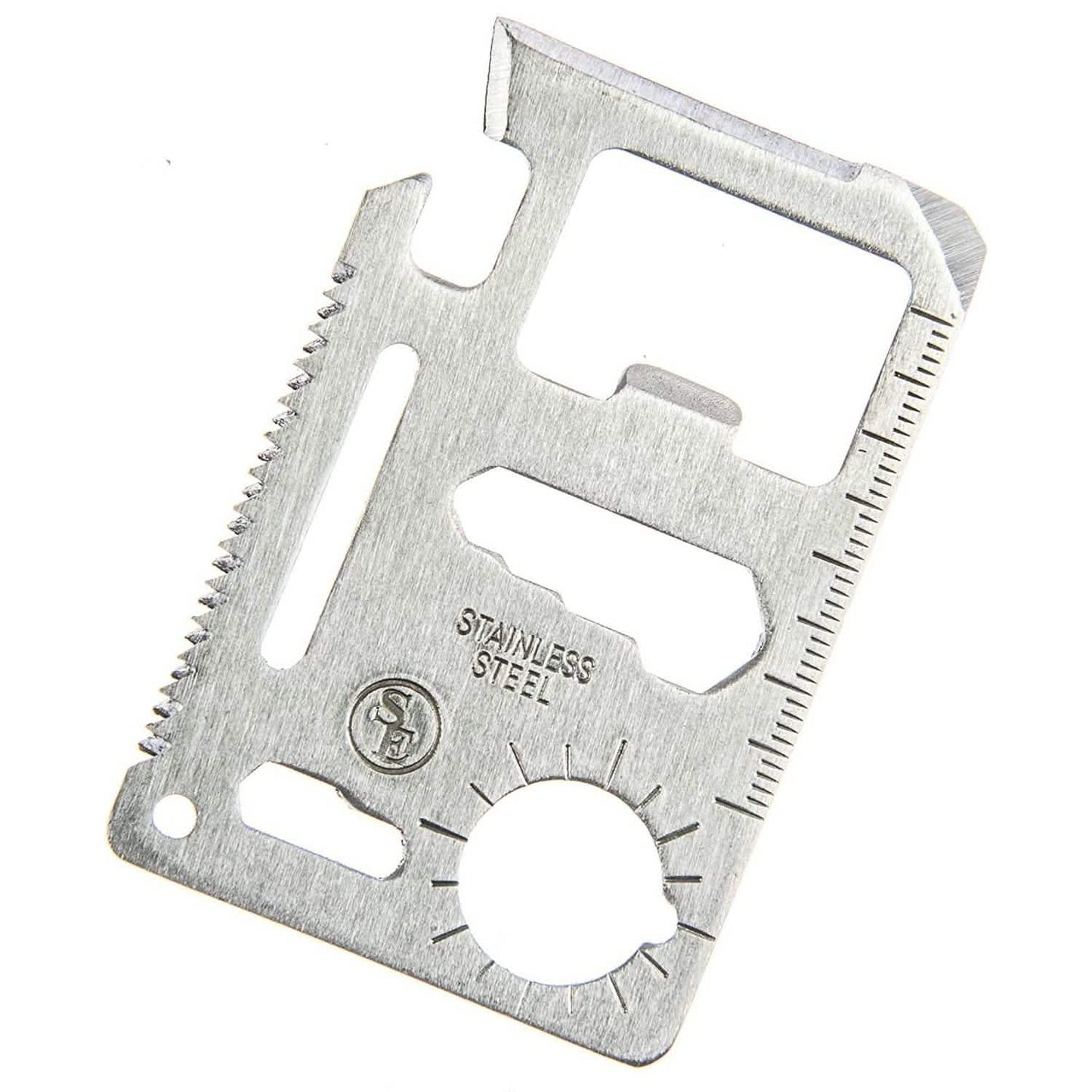 10-Pack: 11-in-1 Stainless Steel Survival Pocket Tool DailySale