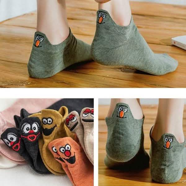 10-Pack: Embroidered Expression Women Socks DailySale
