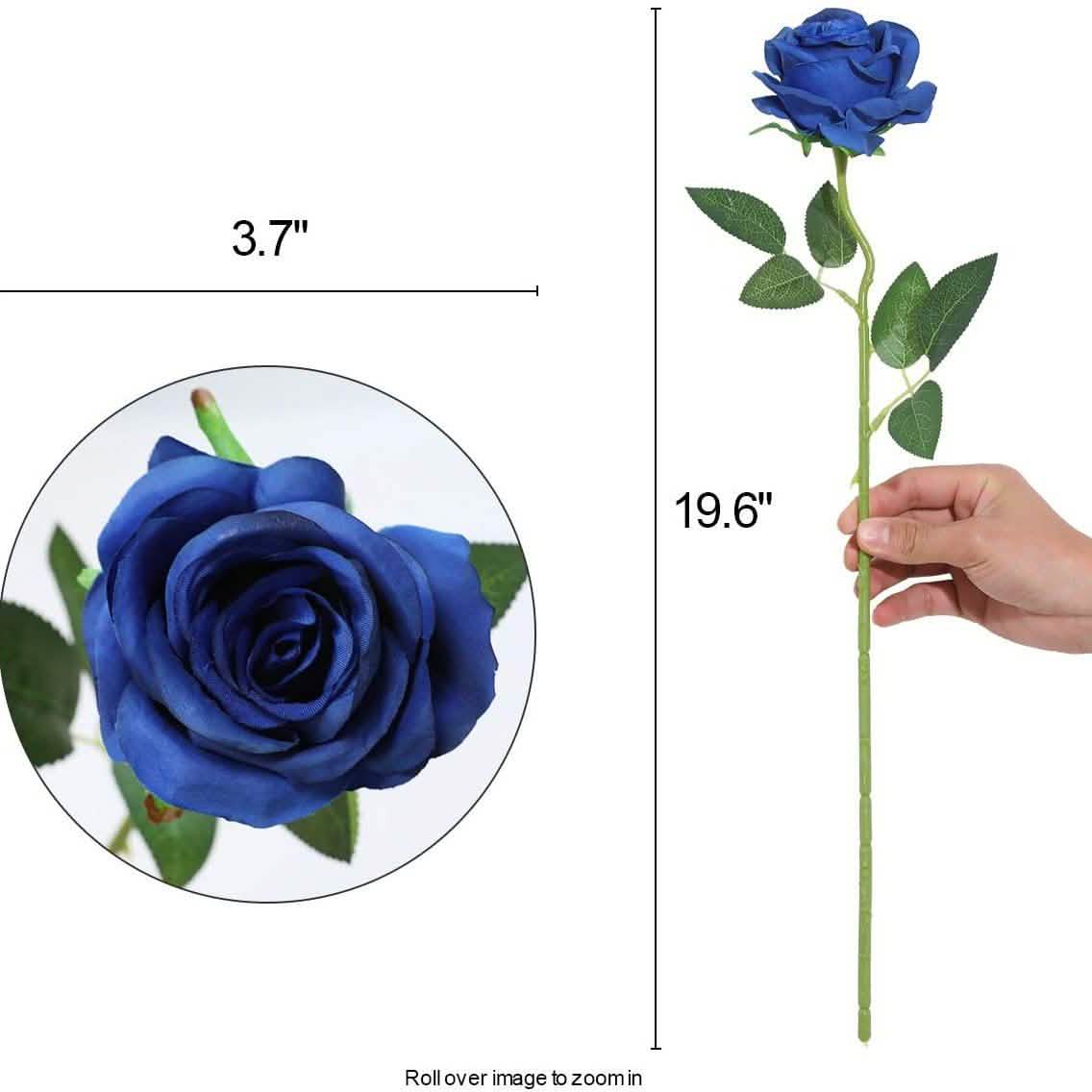 10-Pack: Nubry Artificial Silk Rose Flower Bouquet DailySale