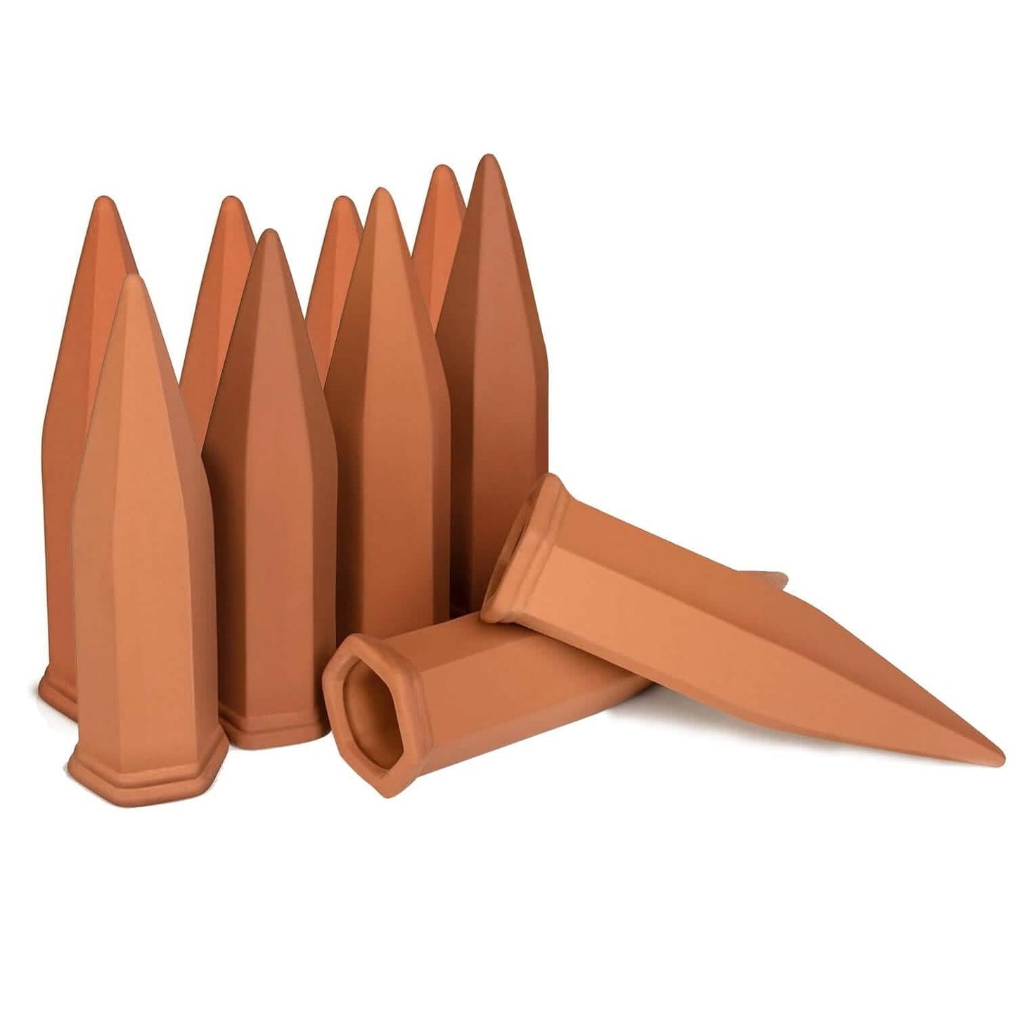 10-Pack: Spikes Teracotta Plant Watering Device DailySale