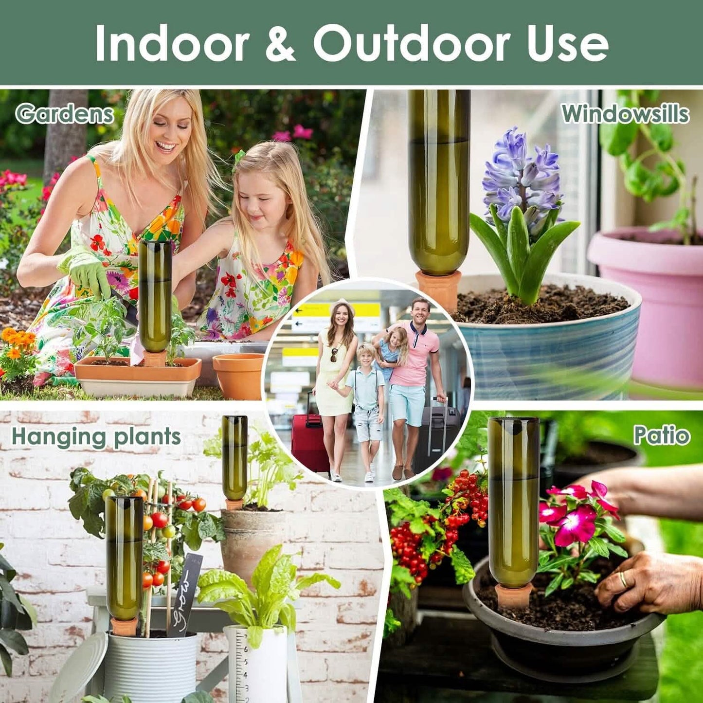 10-Pack: Spikes Teracotta Plant Watering Device DailySale