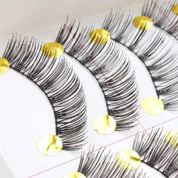 10-Pairs: Makeup Handmade Natural Fashion Long False Eyelashes DailySale