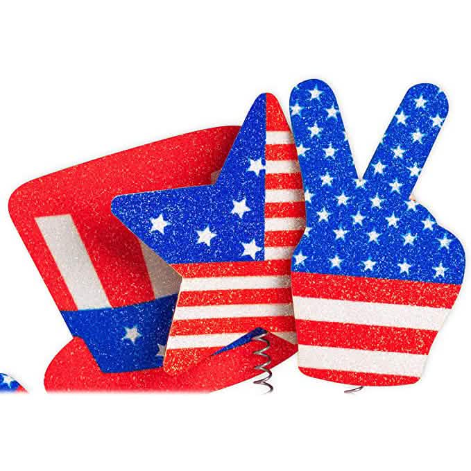 10-Piece: Patriotic Head Boppers Headband DailySale