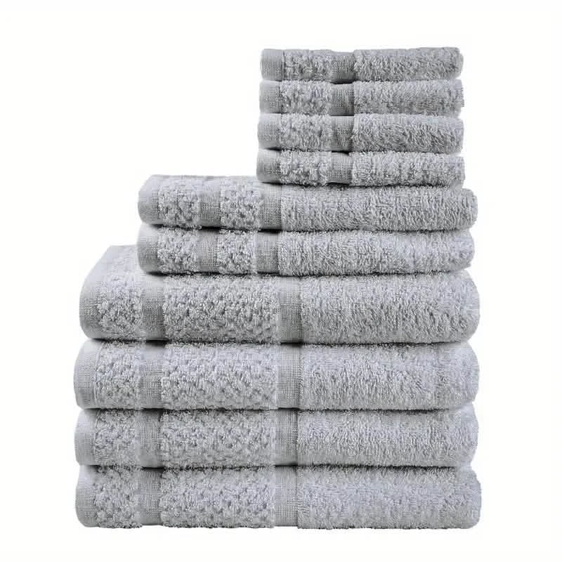 10-Piece: Towel Set with Upgraded Softness & Durability DailySale