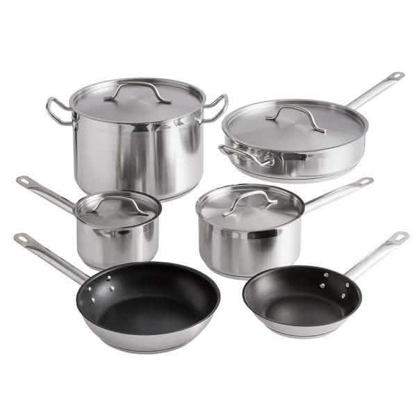 10-Piece: Vigor Stainless Steel Induction Ready Cookware DailySale