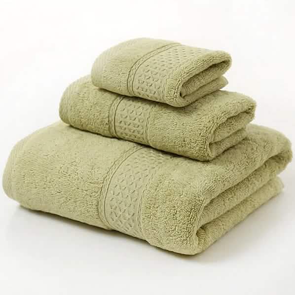 100% Cotton Premium Ring Spun Towel Set DailySale