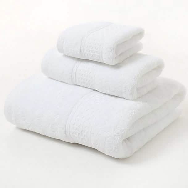 100% Cotton Premium Ring Spun Towel Set DailySale