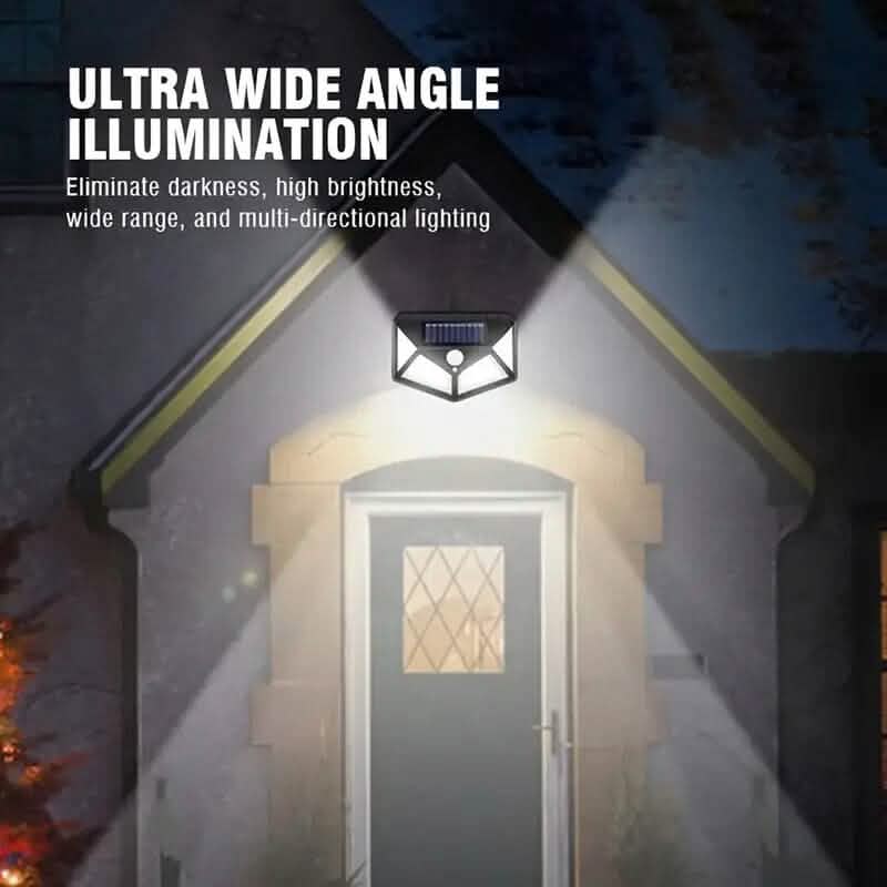 100-LED Solar Rechargeable Outdoor Light DailySale