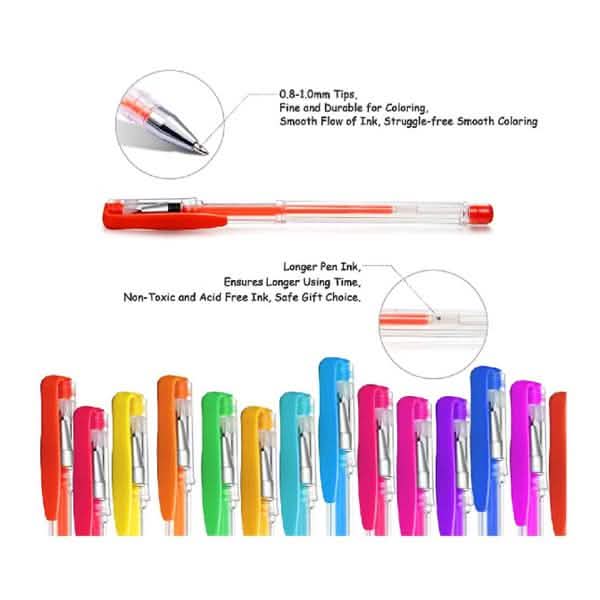 100-Pack: Colored Gel Pens Set DailySale