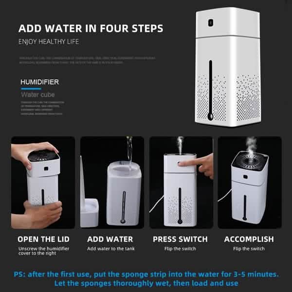 1000ml USB Electric Diffuser Humidifier DailySale