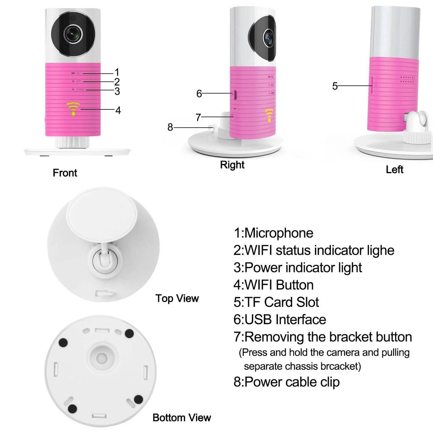 1080P HD IP Wireless Smart WiFi CCTV Camera Video Baby Monitor Camera DailySale