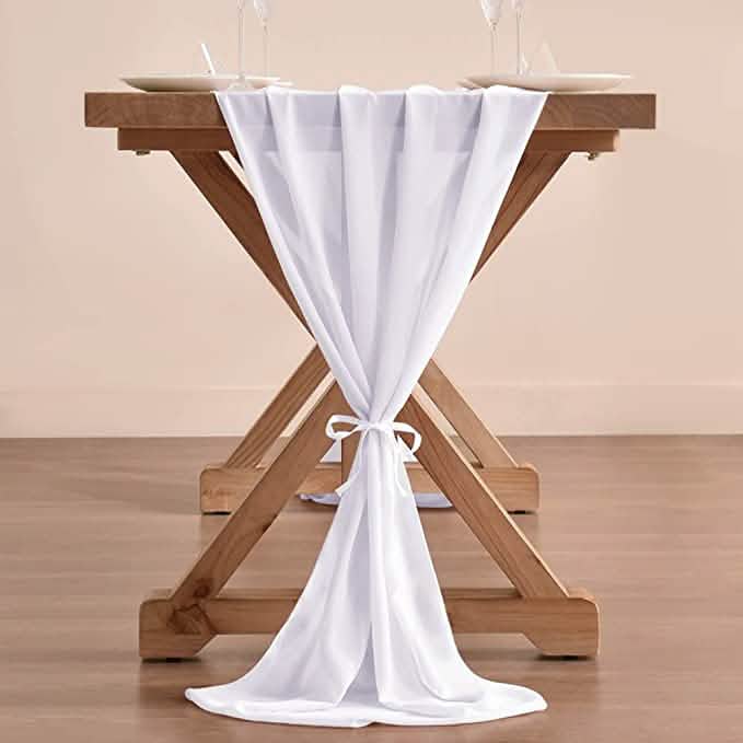 10Ft. Chiffon Table Runner DailySale