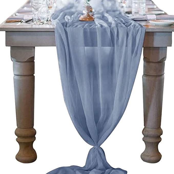 10Ft. Chiffon Table Runner DailySale