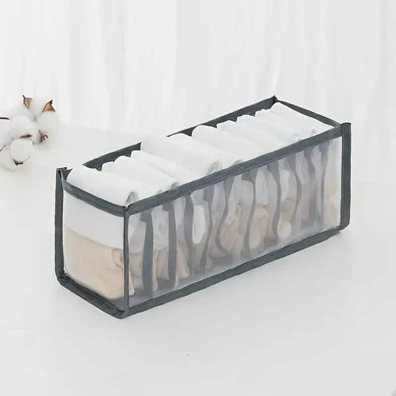 11 Grid Sock Underwear Storage Box Mesh Closet Organizer DailySale