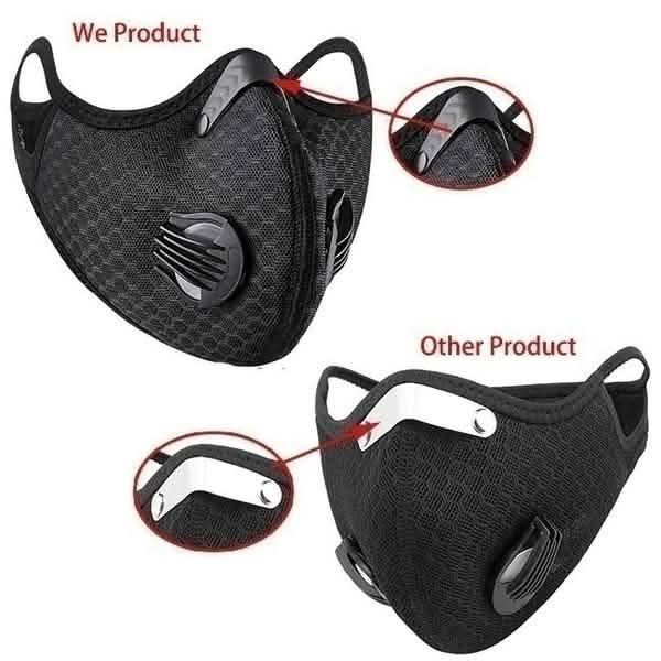 11-Piece Set: Breathable Bacteria-Proof Sport Face Mask with Activated Carbon PM 2.5 DailySale