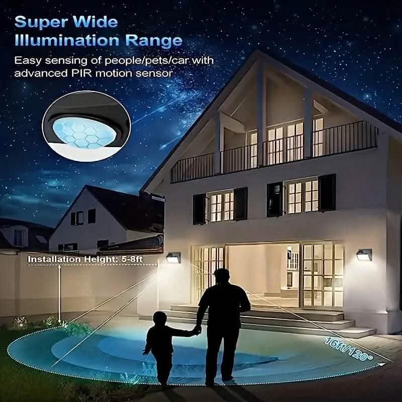 118 LED Ultra-Bright Solar Security Outdoor Lights DailySale