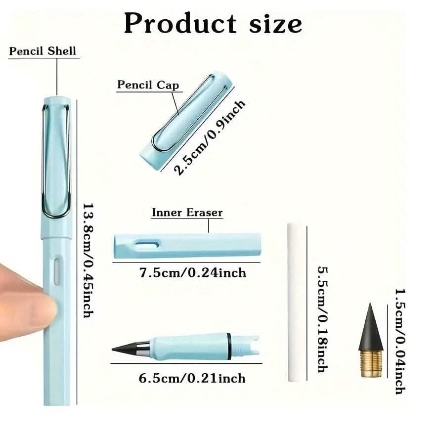 12 Colors Forever Pencil with Eraser DailySale