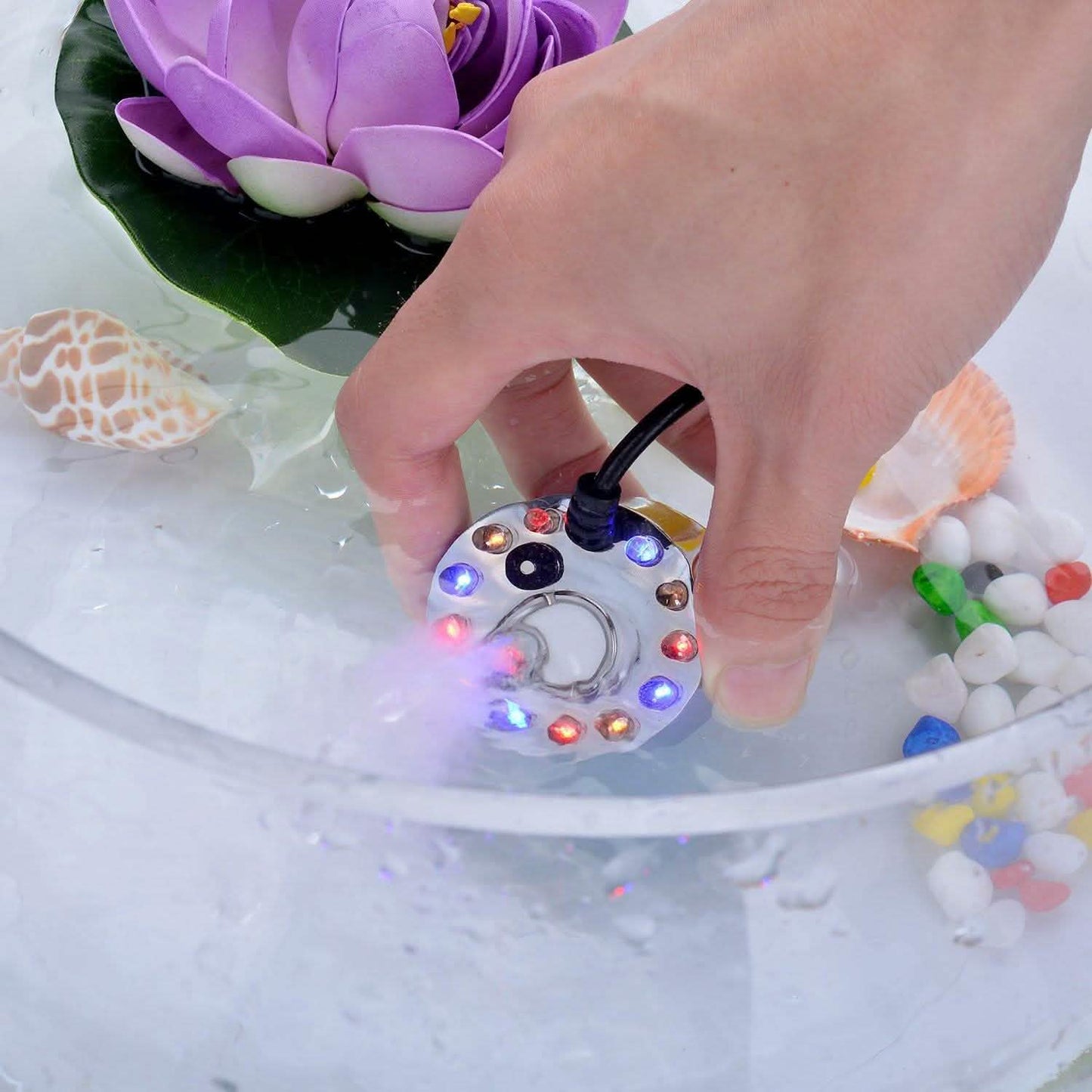 12 LED Changing Color Mist Maker DailySale