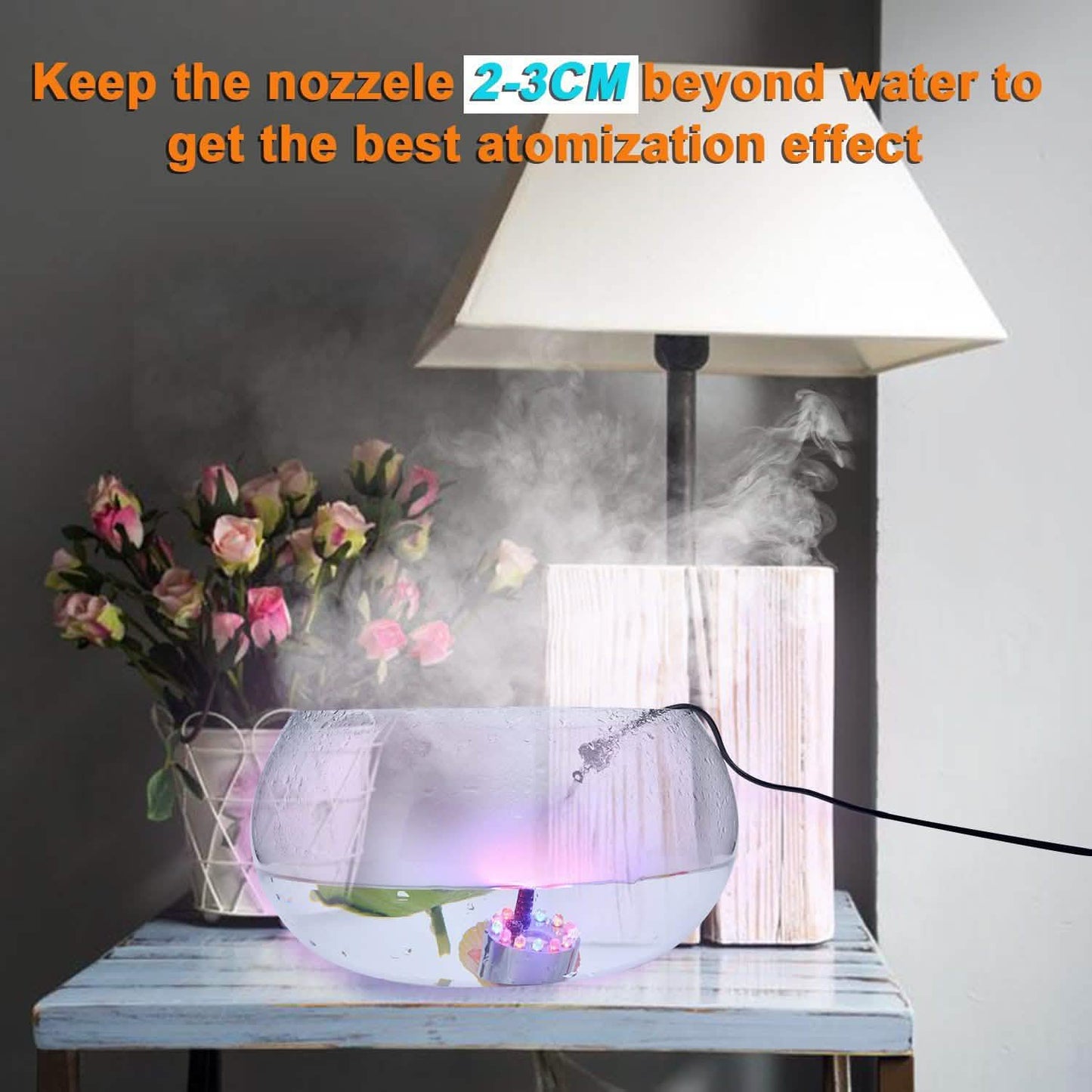 12 LED Changing Color Mist Maker DailySale