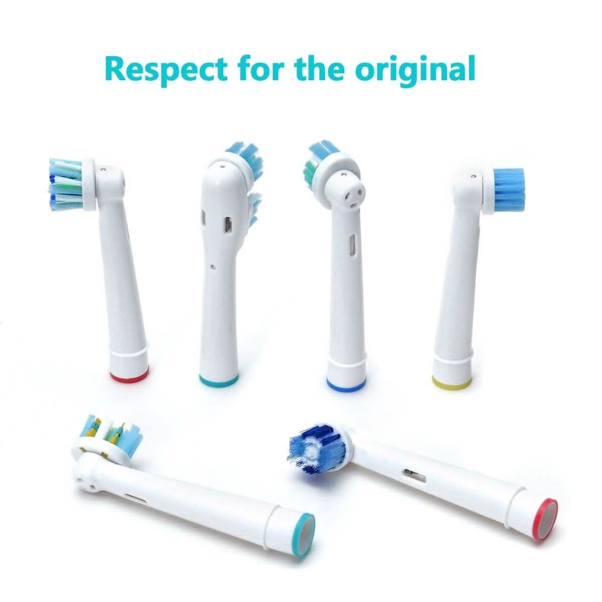 12-Pack: Assorted Clean Replacement Electric Toothbrush Heads DailySale