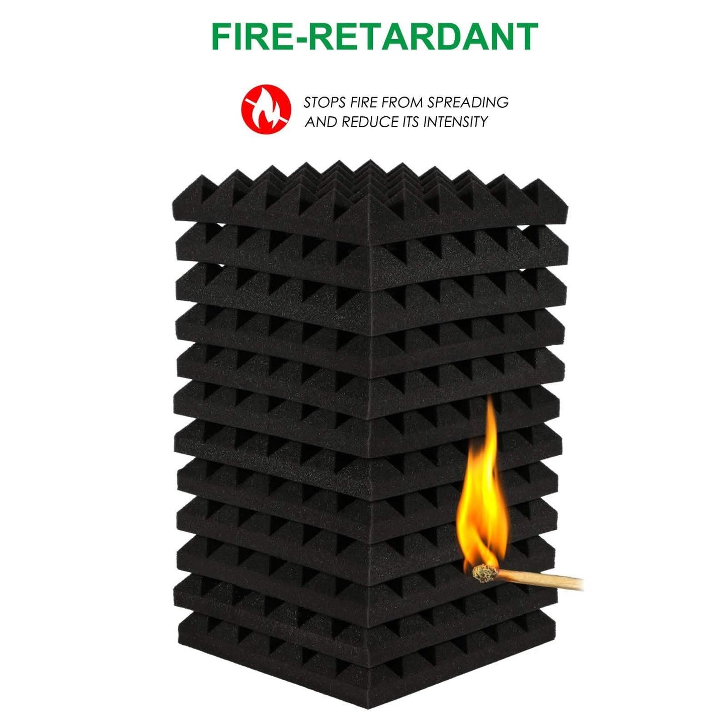 12-Pack: Sound Absorbing Foam for Recording Studio DailySale
