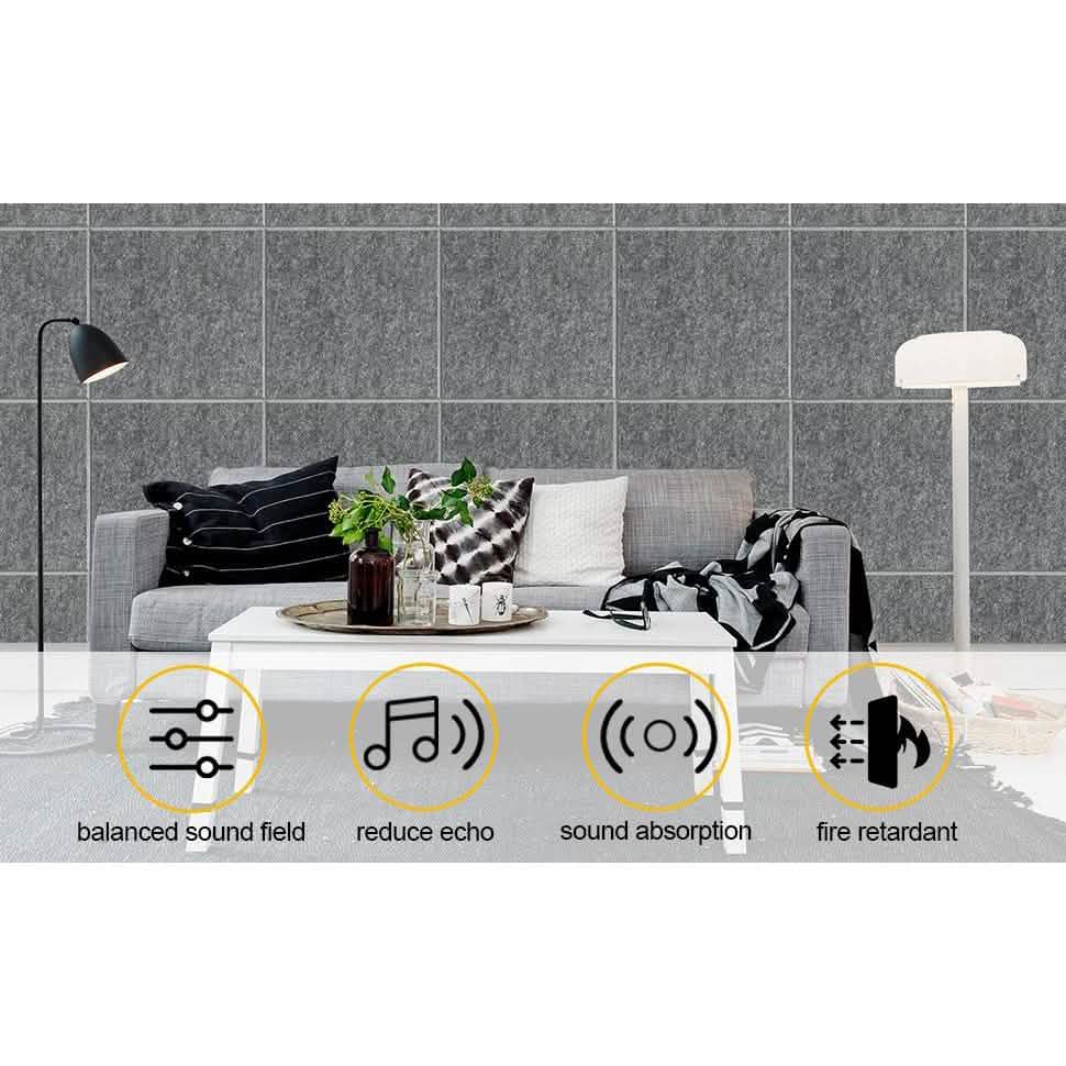 12-Packs: AGPtEK Acoustic Absorption Noise Cancellation Panels DailySale