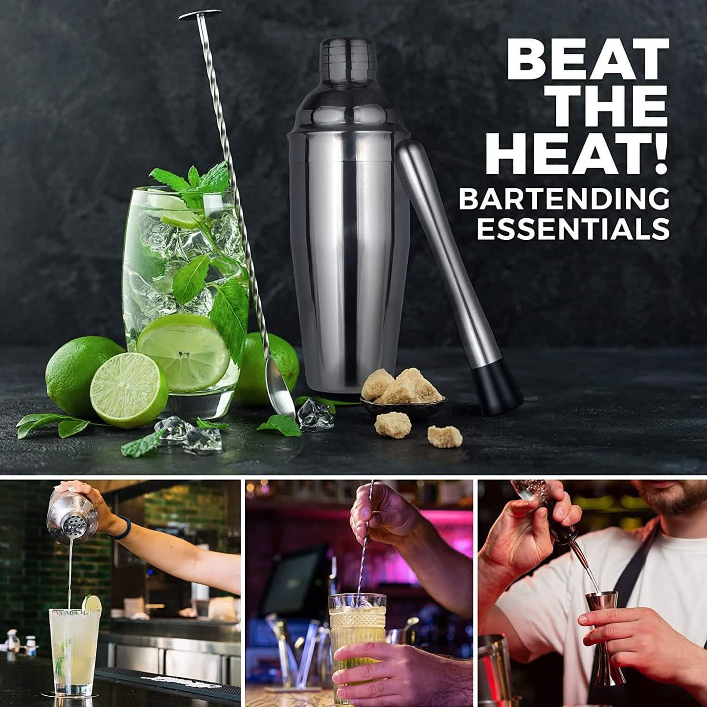 12-Piece: Cocktail Shaker Set DailySale