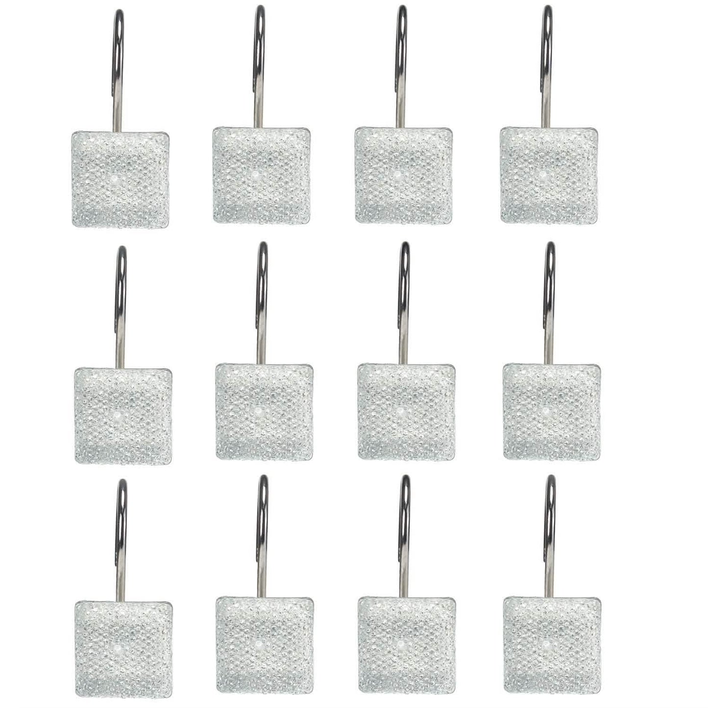12-Piece: Decorative Shower Curtain Hooks Bathroom DailySale
