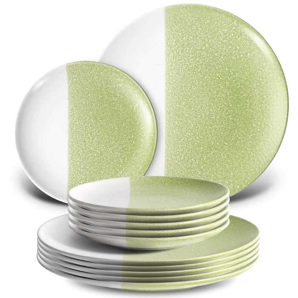 12-Piece: HITECLIFE Dinner Plates Set DailySale