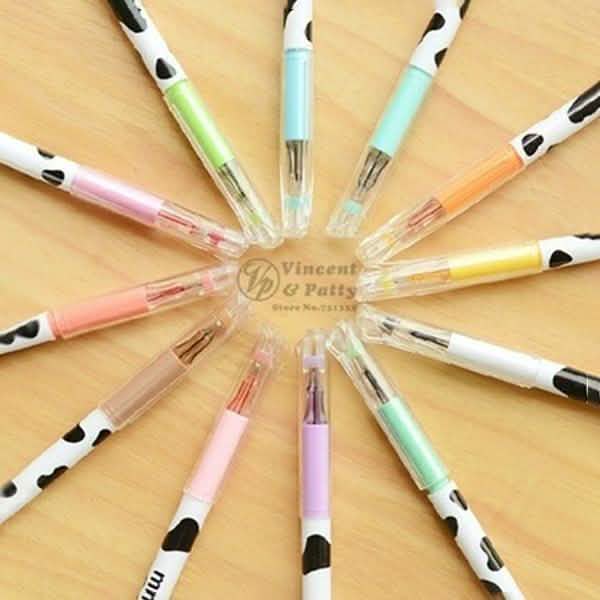 12-Piece: Milky Cow Multicolor Gel Pens DailySale