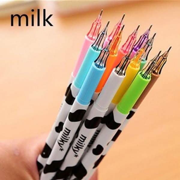 12-Piece: Milky Cow Multicolor Gel Pens DailySale