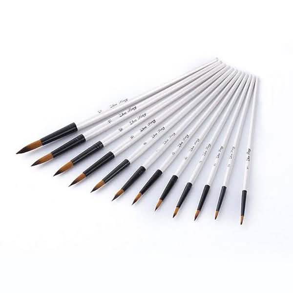 12-Piece Set: Artist Watercolor Painting Brushes DailySale