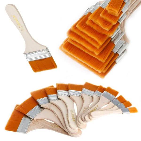 12-Pieces: Wooden Oil Painting Brush DailySale