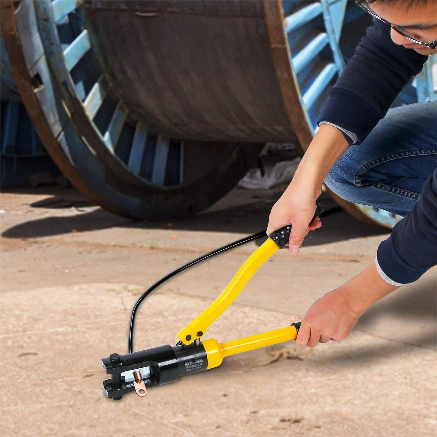 12 Ton Hydraulic Wire Crimper DailySale