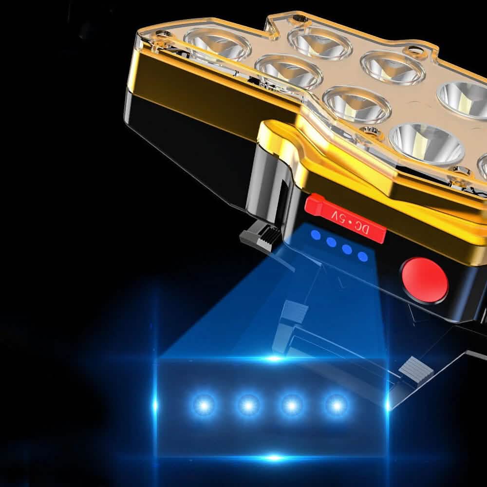 12 x P90 LED Headlamp USB Rechargeable Long Shoot 4 Modes DailySale
