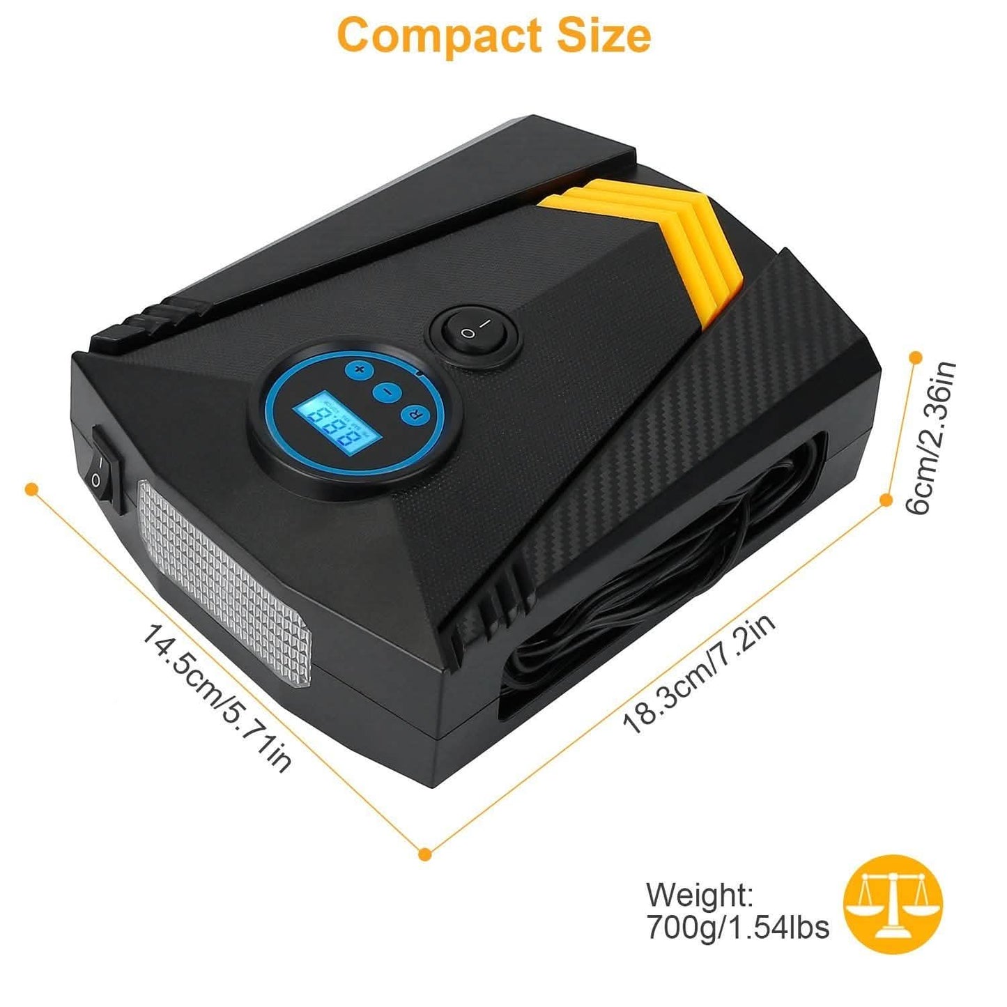12V DC 100W 150PSI Digital Tire Inflator DailySale
