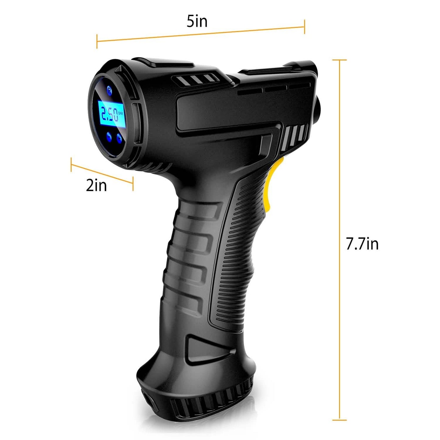 12V Digital Car Tire Inflator with LED Light 150 PSI DailySale