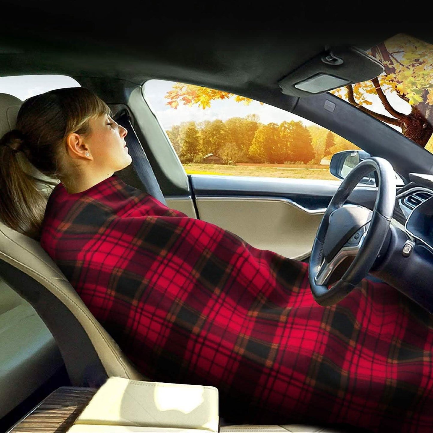 12V Electric Car Heated Blanket DailySale