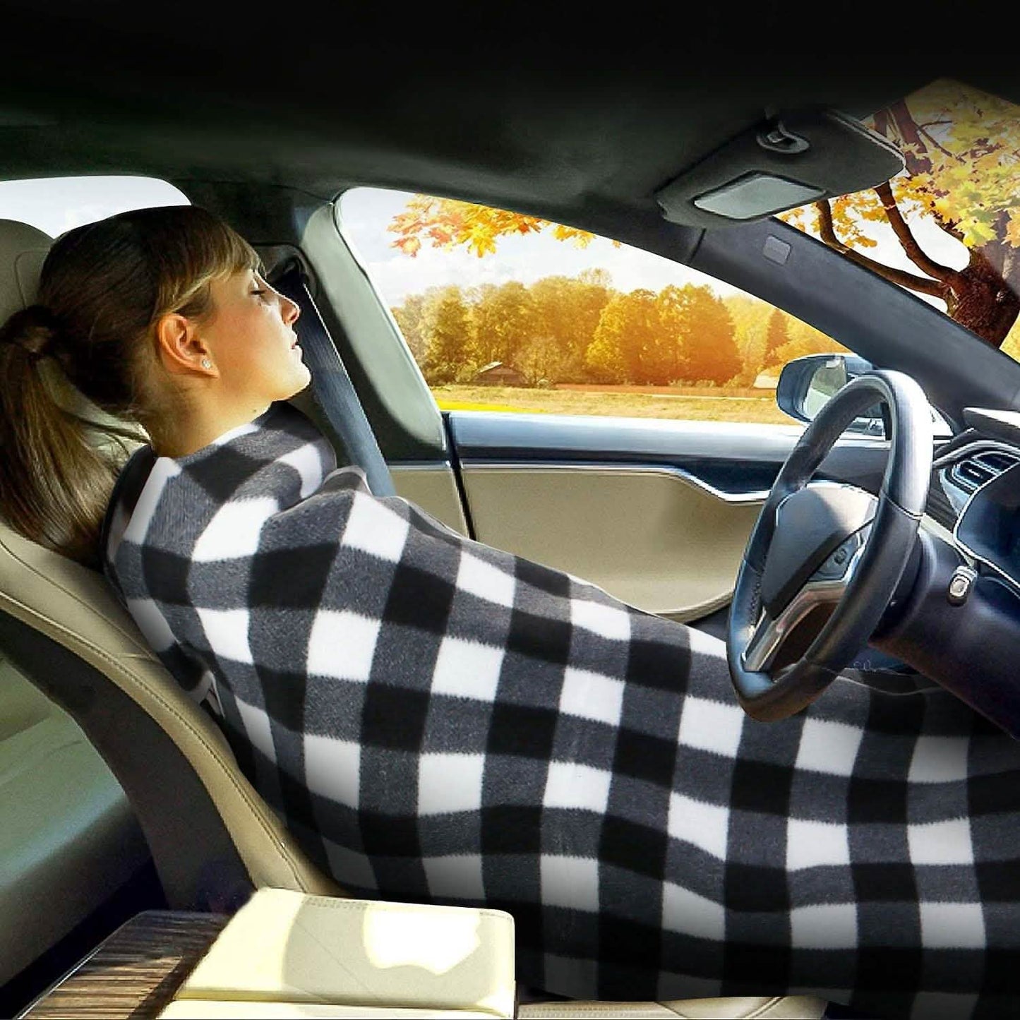 12V Electric Car Heated Blanket DailySale