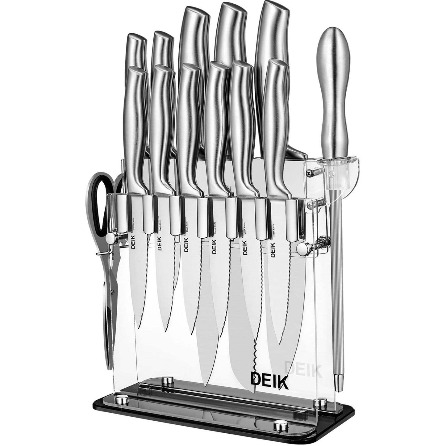 14-Piece: Deik High Carbon Stainless Steel Kitchen Knife Set DailySale