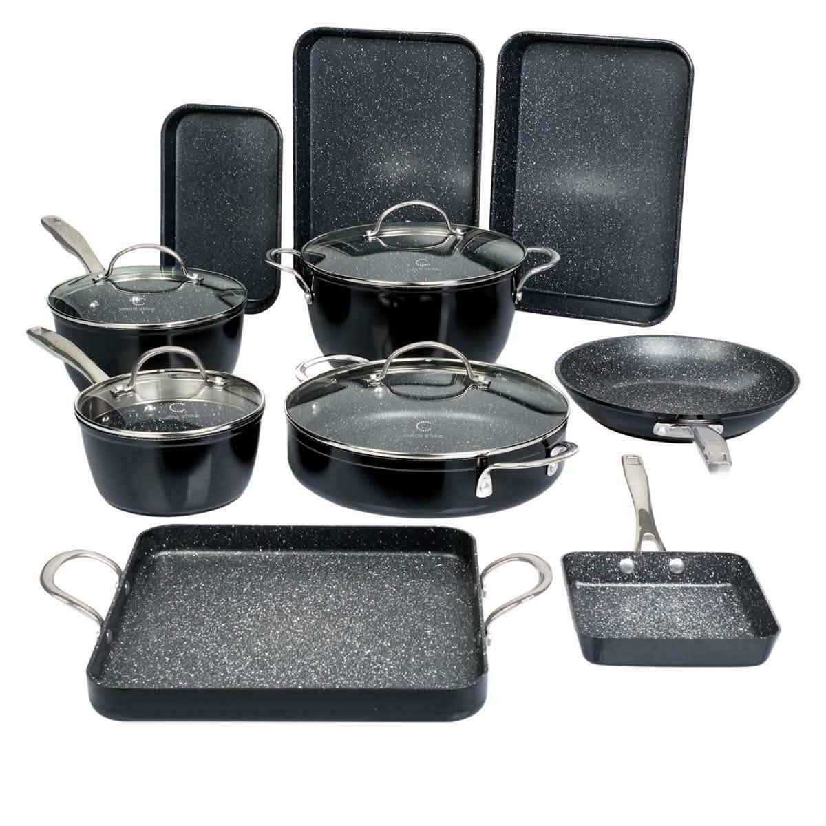 14-Piece Set: DuraPan Nonstick All-Purpose Cookware (Refurbished) DailySale