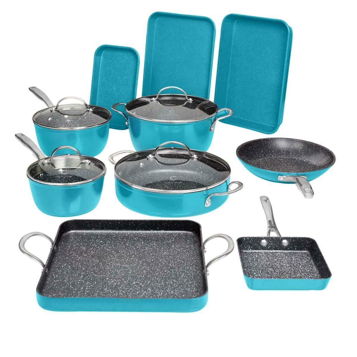 14-Piece Set: DuraPan Nonstick All-Purpose Cookware (Refurbished) DailySale