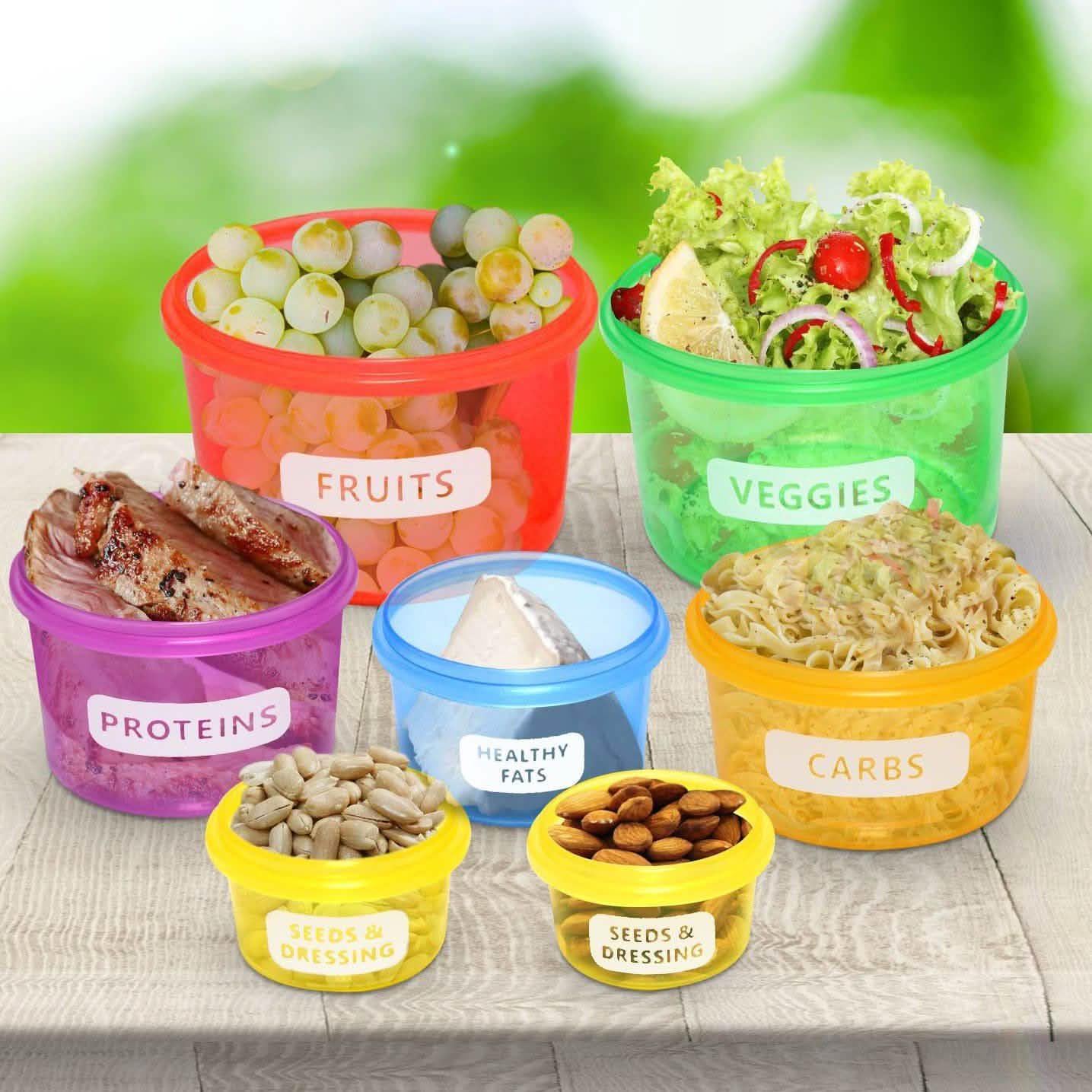 14-Piece Set: Portion Control Storage Set DailySale