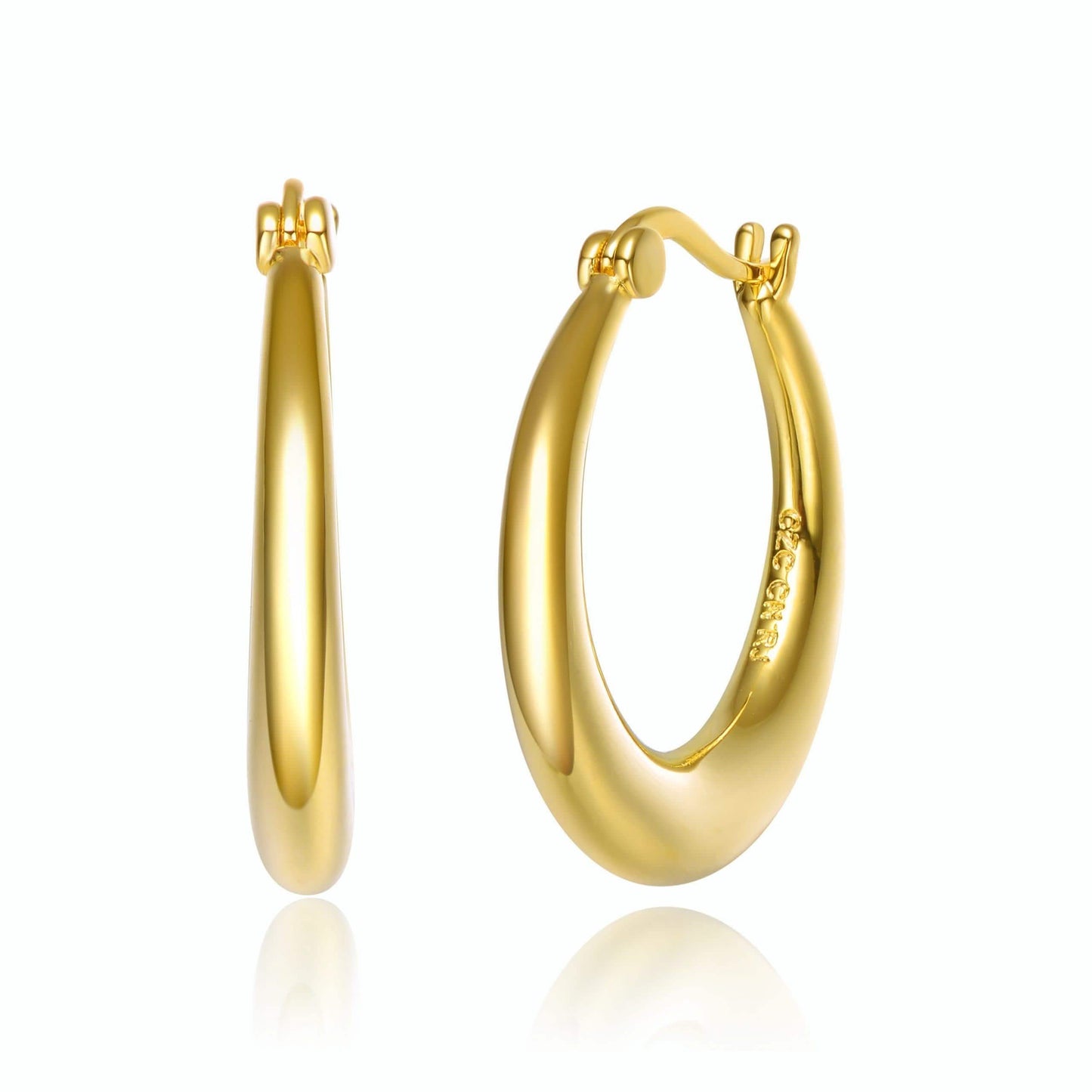 14K Gold Plated Clip In Earrings DailySale