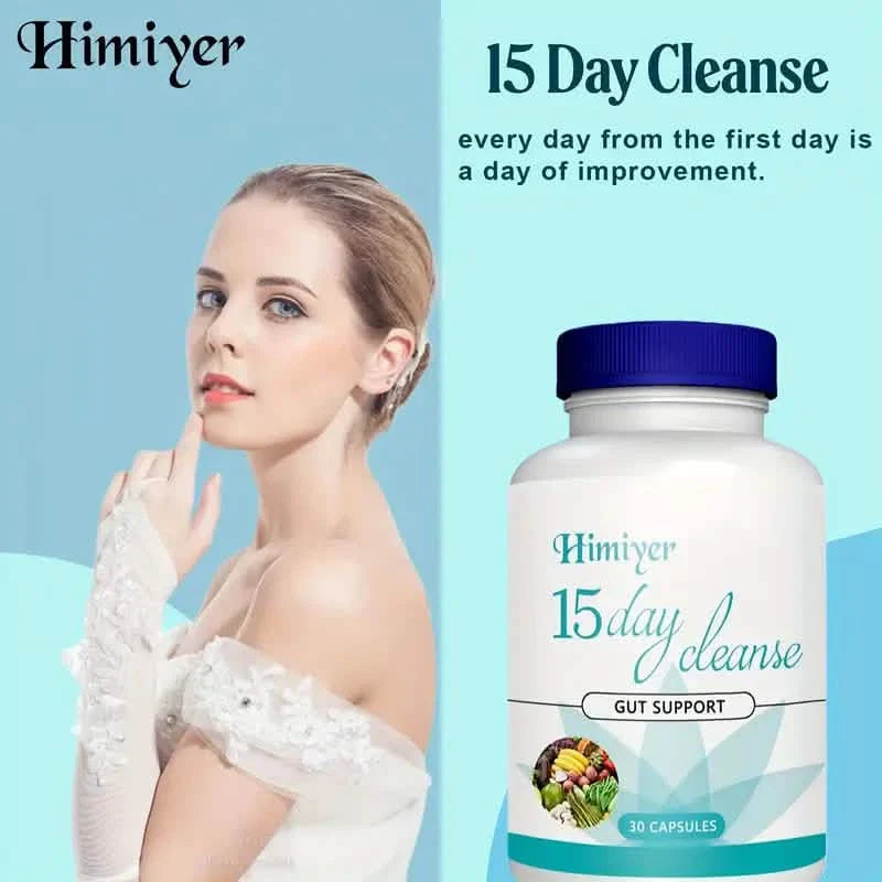 15 Day Cleanse - Probiotics, Potency Gut, Colon, Digestion Support Supplement DailySale
